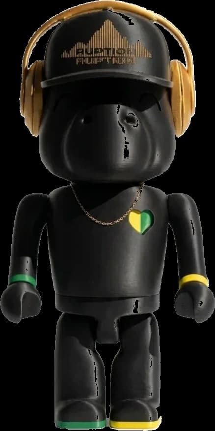 Happi Buffalo, DJ-Ruption: a collectible buffalo figure